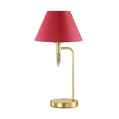 Настольная лампа Neoclassi красного цвета