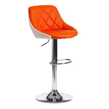 Комплект из двух барных стульев Messy оранжевого цвета