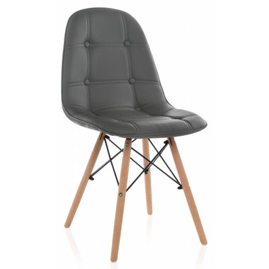 Обеденный стул Kvadro серого цвета