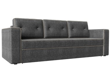 Прямой диван-кровать Принстон серого цвета