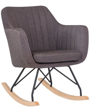 Кресло-качалка Kiara серого цвета