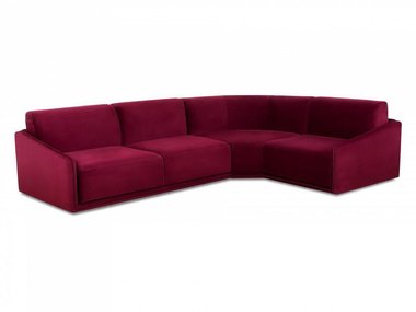 Угловой диван-кровать Toronto бордового цвета