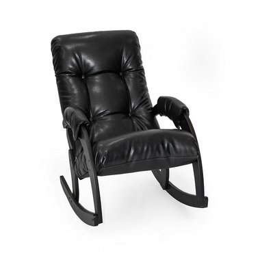 Кресло-качалка Модель 67 венге/ Vegas Lite Black 