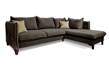 Угловой диван-кровать Морган коричневого цвета