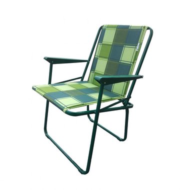 Кресло складное Фольварк зеленого цвета