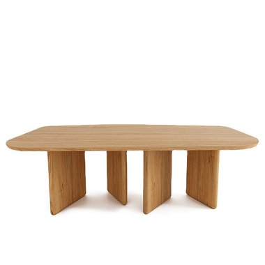 Обеденный стол Rock Oak коричневого цвета