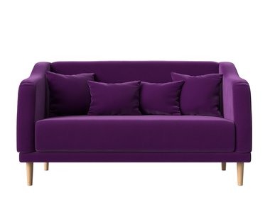 Прямой диван Киото фиолетового цвета