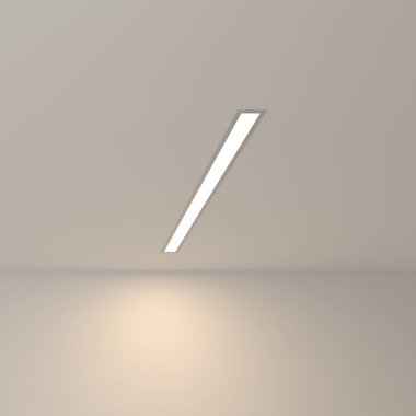Встраиваемый светодиодный светильник M 4200 К серебряного цвета 