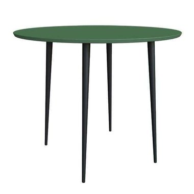 Обеденный стол Спутник с зеленой столешницей 