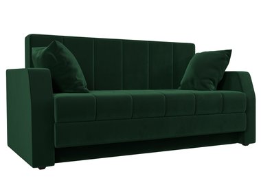 Прямой диван-кровать Малютка зеленого цвета