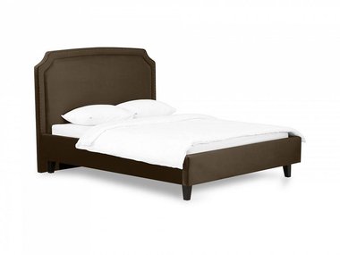 Кровать Ruan 160х200 темно-коричневого цвета 