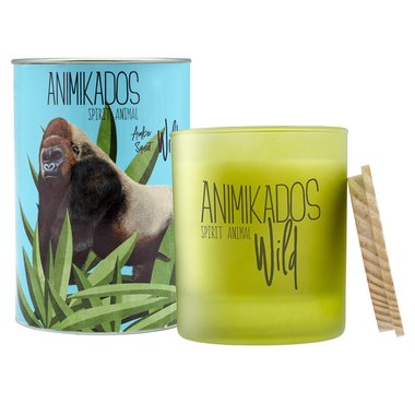 Ароматическая свеча Gorilla - амбровый Wild