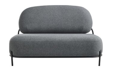Двухместный диван Pebble серого цвета