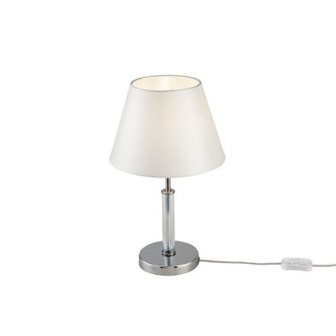 Настольная лампа Clarissa с белым плафоном