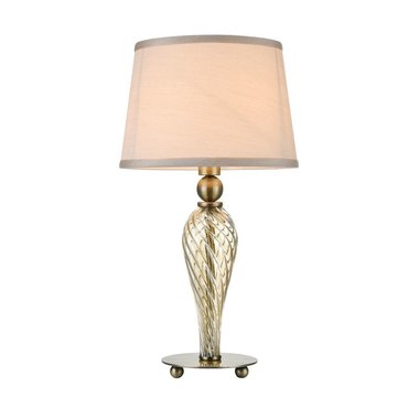 Настольная лампа Murano с бежевым абажуром