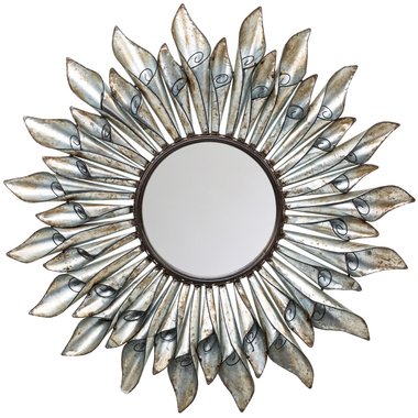 Настенное зеркало Лозанна в виде цветка