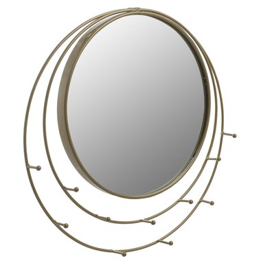 Настенное зеркало с вешалкой