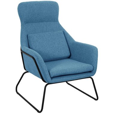 Кресло Archie синего цвета 