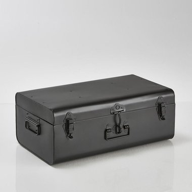 Сундук-чемодан Masa из металла черного цвета