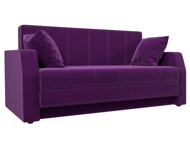 Прямой диван-кровать Малютка фиолетового цвета