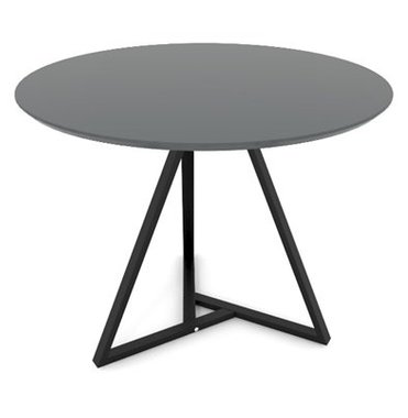 Обеденный стол Voca Triad на основании из черного металла