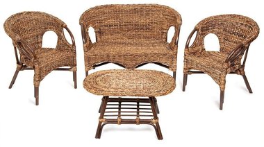  Набор мебели Mandalino коричневого цвета