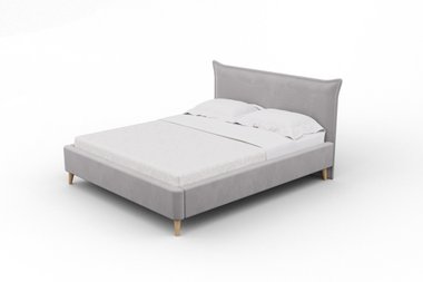 Кровать Олимпия 160x190 с подъёмным механизмом серого цвета