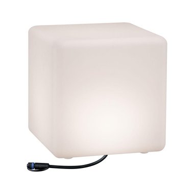 Уличный светодиодный светильник Lichtobjekt Cube белого цвета