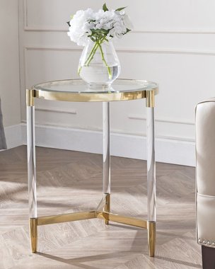 Кофейный стол Стерлинг gold золотого цвета