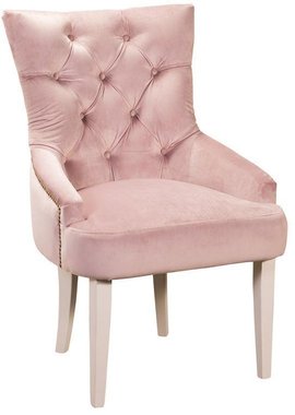 Кресло Шарлотт Романтик розового цвета