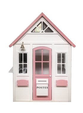 Игровой домик Alisa в полной комплектации бело-розового цвета