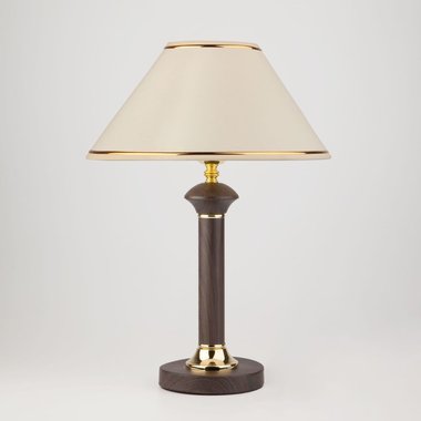 Настольная лампа Lorenzo с белым абажуром