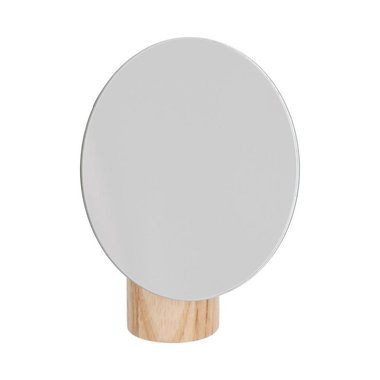 Настольное зеркало Veida с деревянной подставкой светло-коричневого цвета