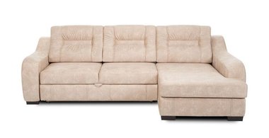 Угловой диван-кровать Ройс бежевого цвета