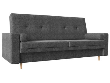 Прямой диван-кровать Белфаст серого цвета (книжка)