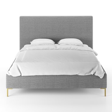 Кровать Kona светло-серого цвета 180х200