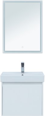 Комплект мебели для ванной комнаты Nova Lite белого цвета