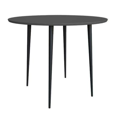 Обеденный стол Спутник с темно-серой столешницей