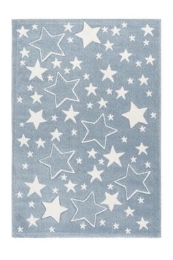 Детский ковер Amigo Stars Blue голубого цвета 120х170