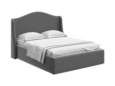 Кровать Lyon 160х200 серого цвета с подъемным механизмом