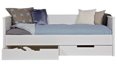 Диван-кровать DE EEKHOORN "JADE SOFABED WHITE UNBRUSHED" 90x200 см