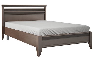 Кровать Адажио 120х200 коричневого цвета