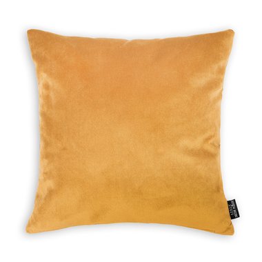 Декоративная подушка Lecco Umber желтого цвета