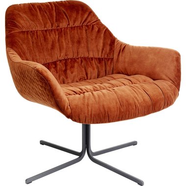Кресло вращающееся Bristol коричневого цвета
