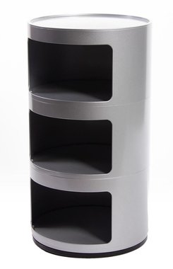 Тумба Comby с тремя отсеками серого цвета