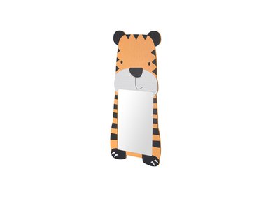 Зеркало настенное Funny Animals Тигр оранжевого цвета 