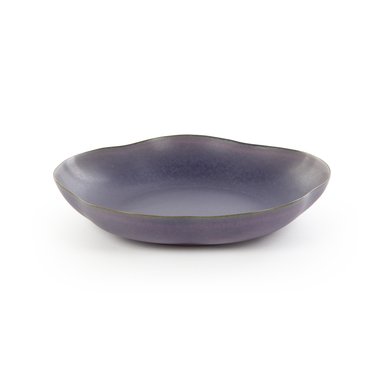Тарелка из глины Shell фиолетового цвета