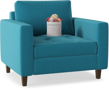 Кресло Geradine бирюзового цвета