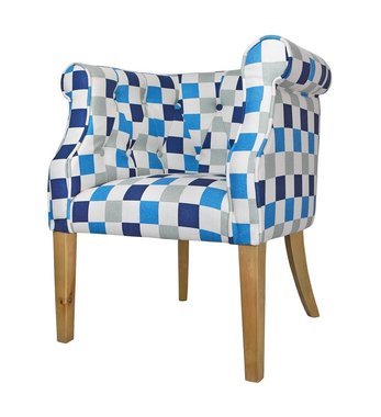 Низкие кресла для дома Laela cubes vol.2 с деревянными ножками