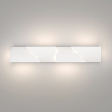 Настенный светодиодный светильник Snip белого цвета